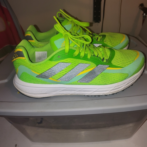 adidas | Shoes | Adidas Neon Green Running Shoes | Poshmark